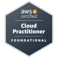 AWS Certified Cloud Practitioner badge